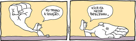 Tirinha de 22 de março de 2025 - Laerte