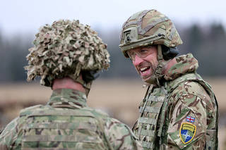 Britain's Prince William visits Estonia