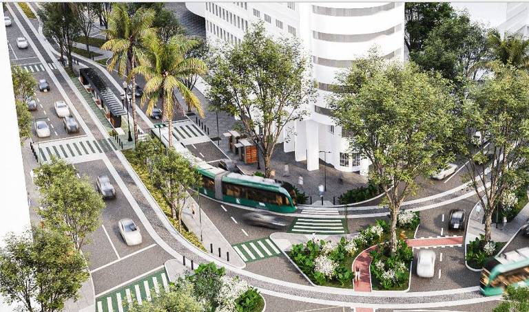 Custo total do VLT do centro de SP está estimado em aproximadamente R$ 4 bilhões