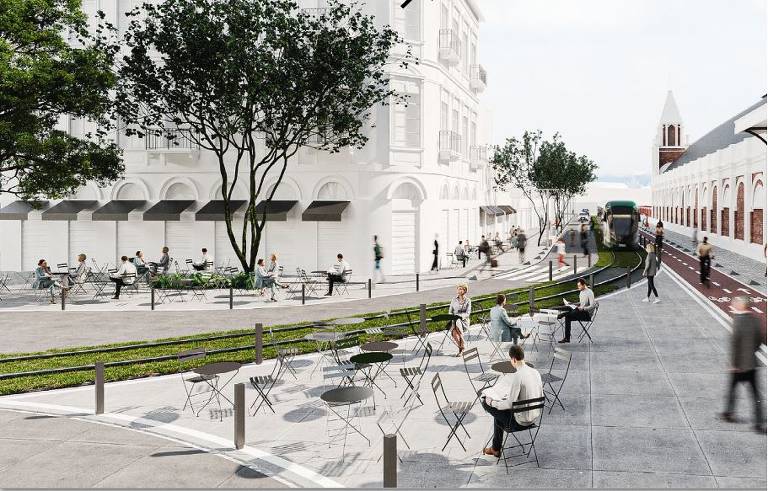 Espaços de convivência estão previstos para a região da estação e do parque da Luz