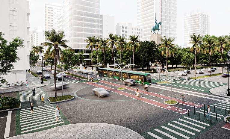 O preço da passagem deverá ser o mesmo dos ônibus urbanos de SP