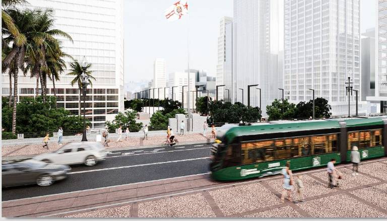 Com velocidade estimada em 18 km/h, o percurso total de cada linha deverá ser feito em 40 minutos