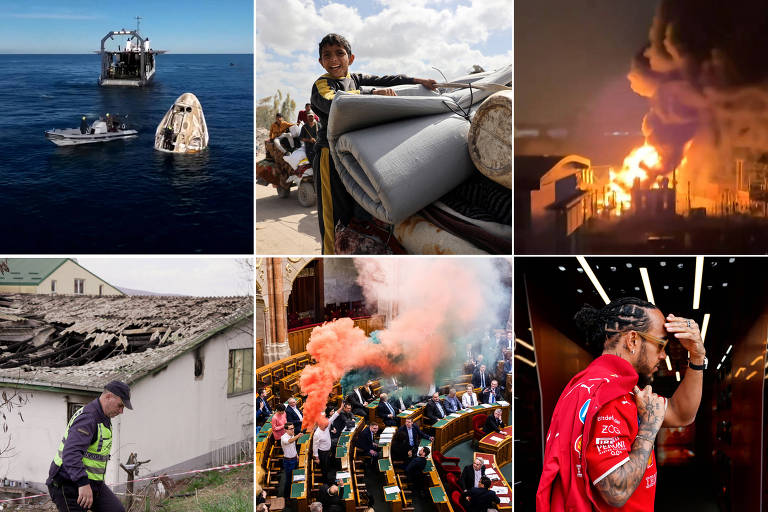 6 imagens que marcaram a semana ao redor do mundo, descritas em detalhe no resto da galeria.