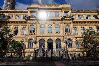 Fachada da Secretaria Estadual da Educação, na praça da República, no centro de SP