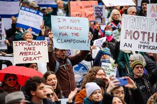 Rally in support of immigrant communities
