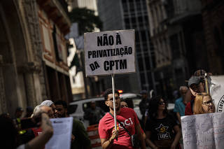 PROTESTO DOS FERROVIÁRIOS