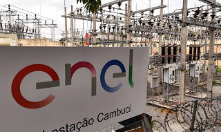 An enel substation is seen in Sao Paulo
