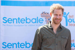 FILE PHOTO: Prince Harry takes part in Commonwealth activities in Botswana