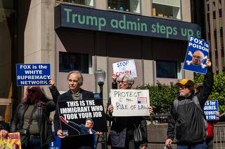 Demonstrators Protest Against Elon Musk's DOGE Cuts To Government