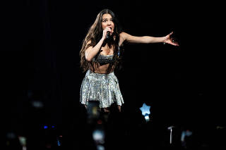 Olivia Rodrigo performs at Royal Arena in Copenhagen