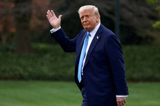 FILE PHOTO: U.S. President Donald Trump departs for Florida at the White House in Washington, D.C.