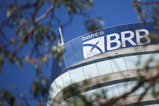 A view of the Banco de Brasilia (BRB) headquarters building in Brasilia