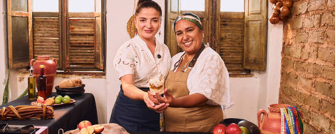 Baiana Nara Amaral, que comanda a cozinha do Di Janela, em Salvador, e a chilena Lorna Muñoz, chef do Travesía, situado na Isla de Chiloé