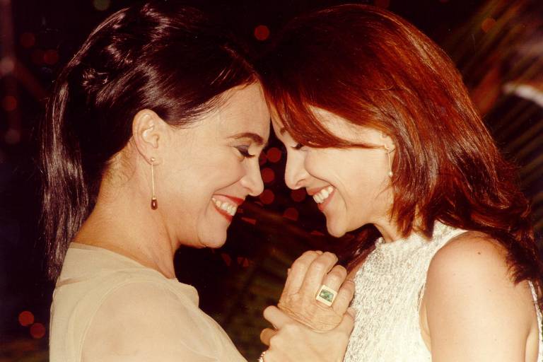 Regina e Gabriela Duarte na novela 'Por Amor'
