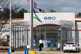 The La Salle ICE detention facility where Mahmoud Khalil is being held in Louisiana