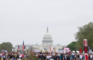 'Hands Off!' nationwide protests against Trump administration and Elon Musk