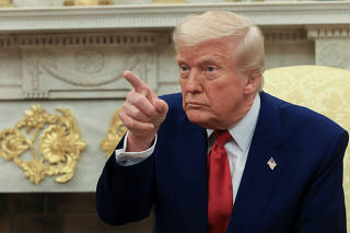 U.S. President Trump meets Israeli PM Netanyahu in Washington