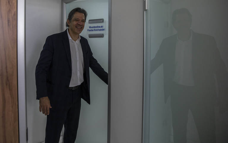 O ministro da Fazenda, Fernando Haddad, em entrevista à coluna Mônica Bergamo