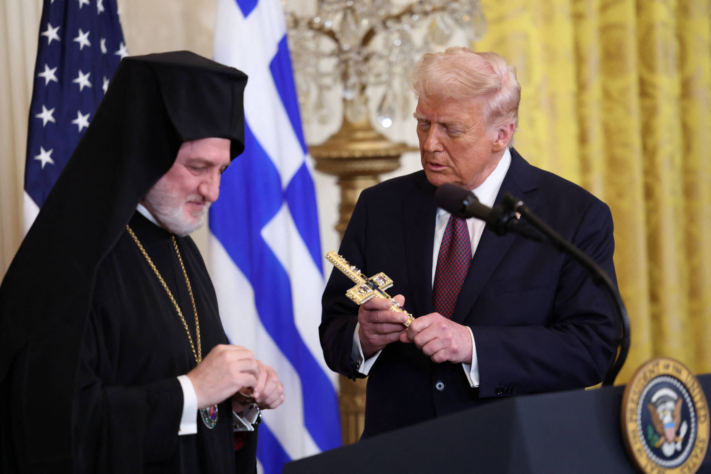 O cristianismo que Trump defende lembra o do imperador Constantino, de Roma