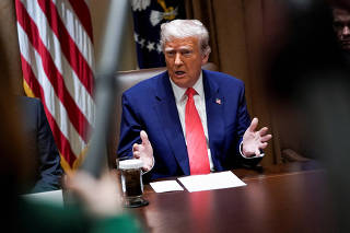 U.S. President Trump holds a cabinet meeting at the White House