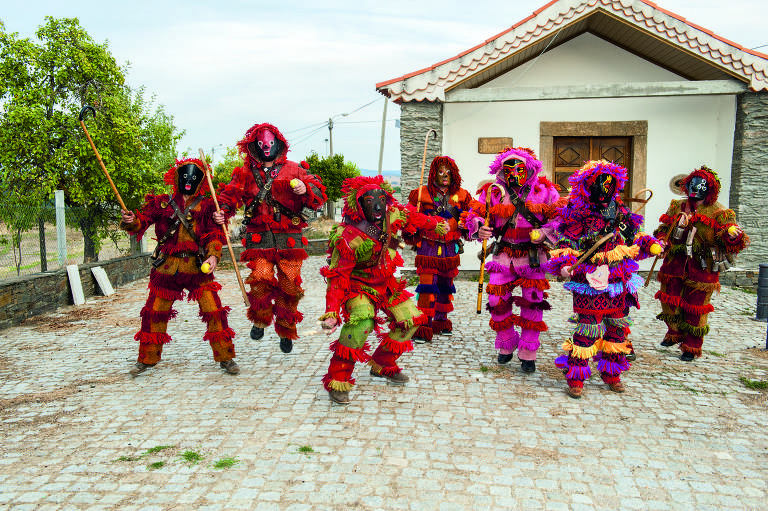 Caretos, personagens do Carnaval de Bragança
