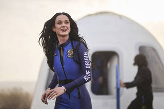 Blue Origin space flight launches with six-member, all-female crew including singer Katy Perry