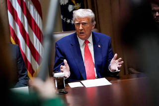 U.S. President Trump holds a cabinet meeting at the White House