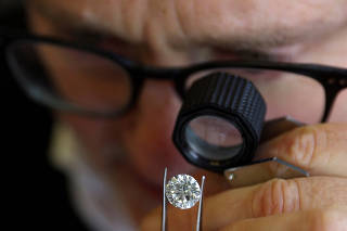 FILE PHOTO: Diamonds in Antwerp