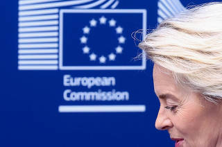 European Commission President von der Leyen meets with Iceland's Prime Minister Frostadottir in Brussels