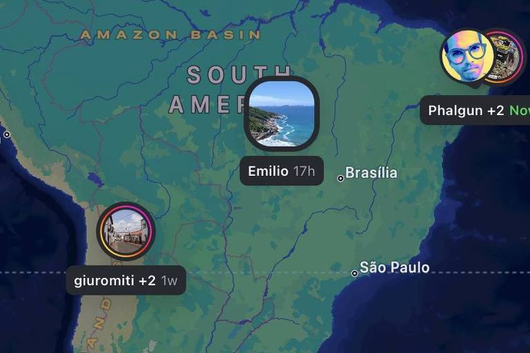 Instagram testa ferramenta para usuário compartilhar localização com seguidores