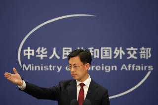 Chinese Foreign Ministry spokesperson Guo Jiakun in Beijing