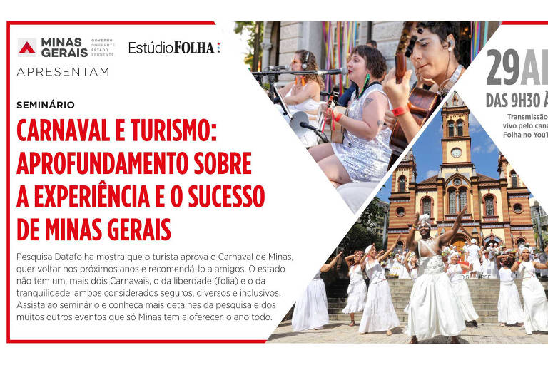 Seminário discute os sucessos do Carnaval e do turismo de Minas Gerais