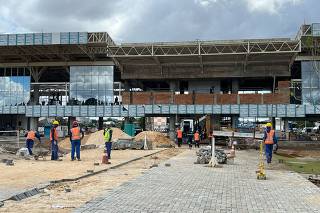 Obras no COP30 em Bélem