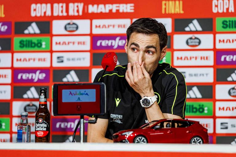 Árbitro de final da Copa do Rei chora ao relatar pressão do Real Madrid
