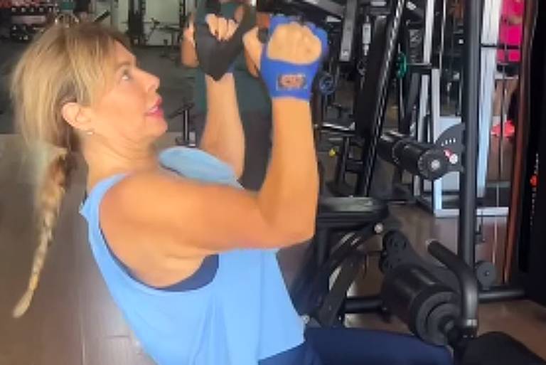 Rosane Malta (ex-Collor) posta vídeo fazendo musculação horas após prisão do ex-presidente