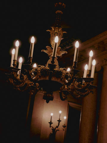 Candelabro na Frick Collection, em Nova York ORG XMIT: XNYT0172