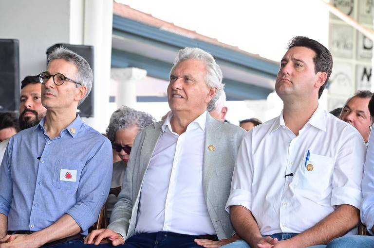 Caiado pede apoio de Ratinho Jr. para aprovar alternativa à PEC da Segurança