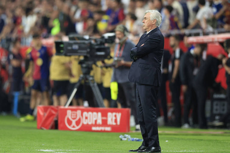 Saída de Ancelotti do Real Madrid é certa, e Brasil é o destino, diz jornal