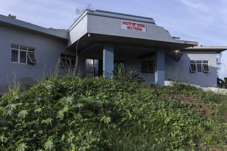 Posto de saúde do bairro foi atingido pela cheia do rio Taquari