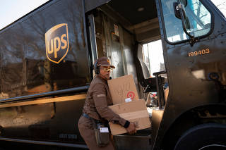 UPS Delivery Driver During the Holiday Shopping Season