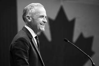Voters go to the polls on Election Day in Canada