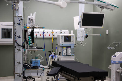 SAO PAULOS/ SP, BRASIL, 27-02-2024:  Sala de Cirurgia no Centro de reproducao humana que ofertam fertilizacao in vitro no SUS, no Hospital da Mulher. (Foto: Zanone Fraissat/Folhapress, SAUDE)***EXCLUSIVO****