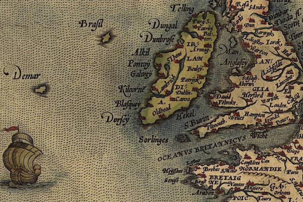 Pau-brasil ou ilha Brasil? Por que Irlanda tem uma terra mítica com o nome do nosso país