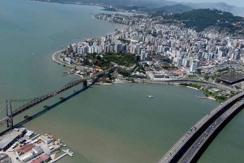 Cidade de Florianópolis, capital de Santa Catarina