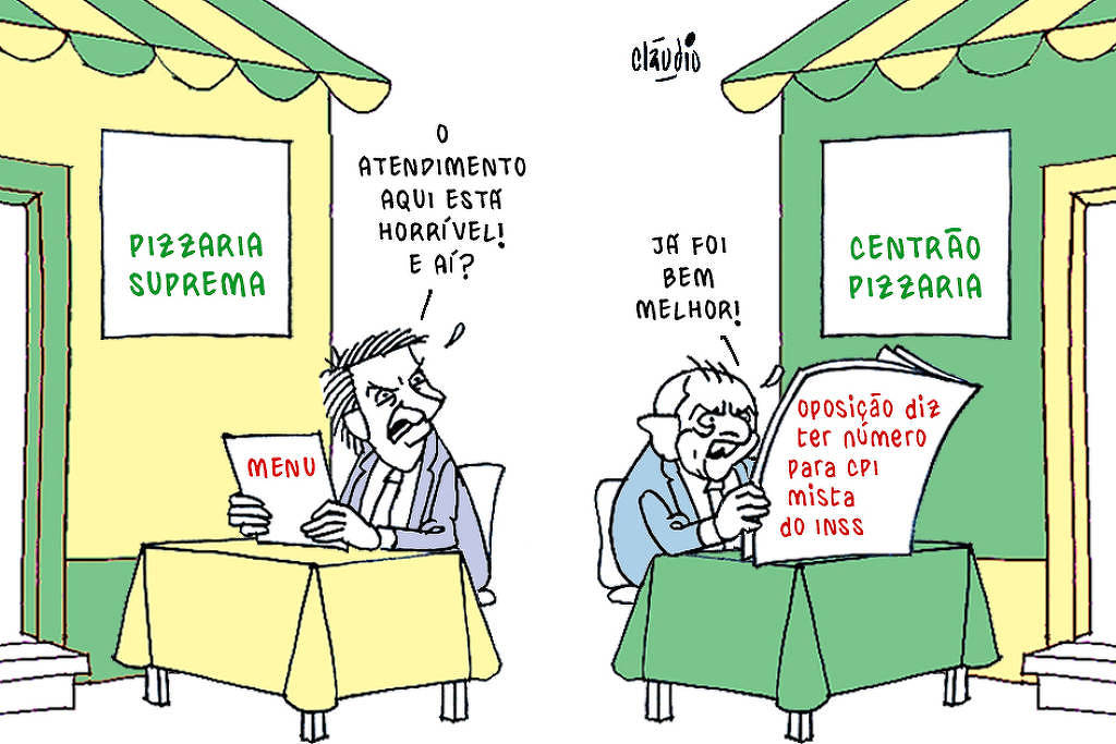 Bolsonaro e Lula nas pizzarias de Brasília