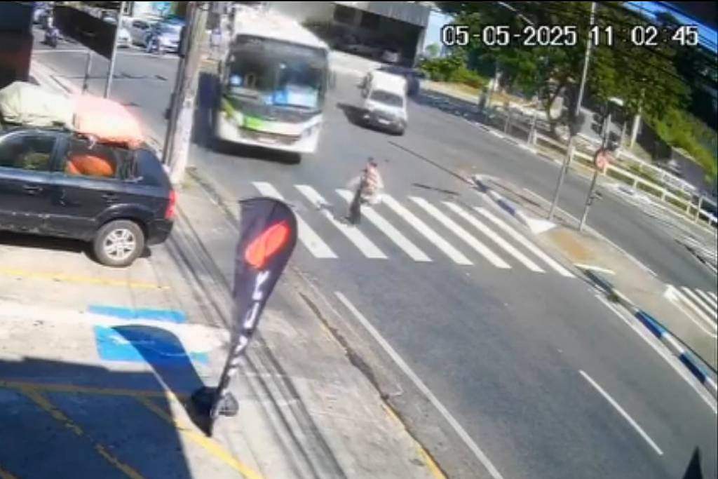 Mulher de 91 anos é atropelada por ônibus em Guarulhos