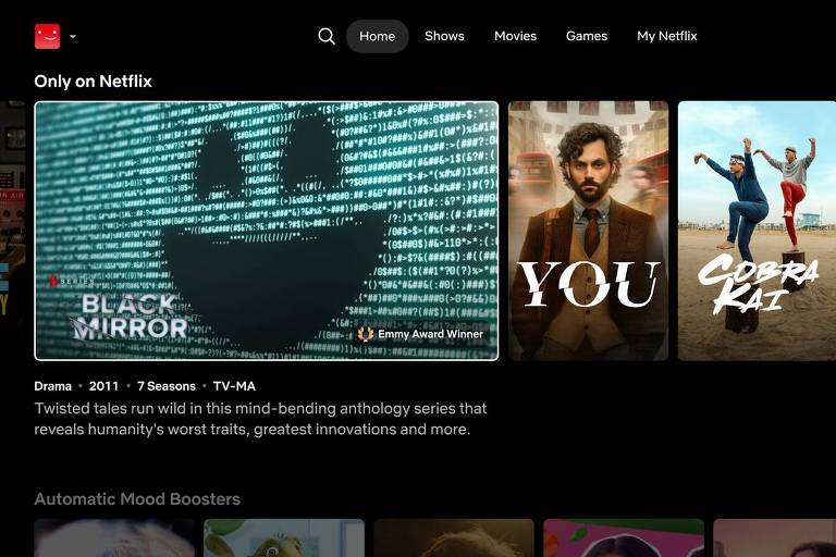 Netflix muda visual, cria busca por celular inspirada no TikTok e usa até IA