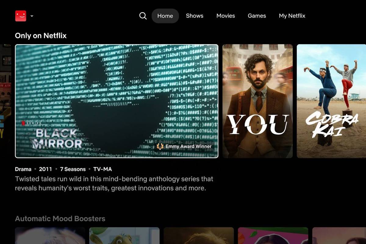 Netflix muda visual, cria busca por celular inspirada no TikTok e usa até IA