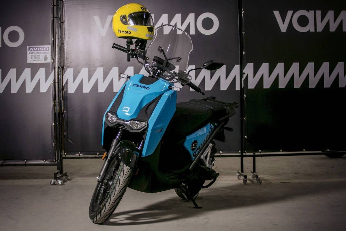 99 lança motocicleta elétrica própria para motoristas da plataforma