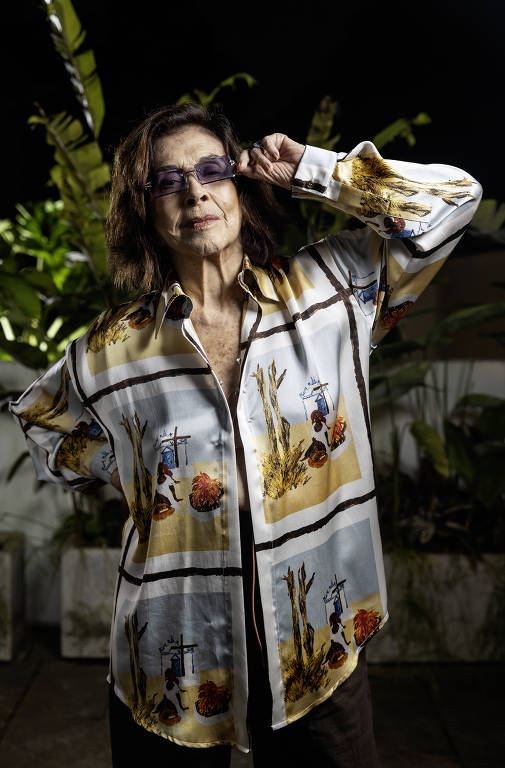 Retrato da atriz Betty Faria no ateliê da marca Misci, no Pacaembu, em São Paulo